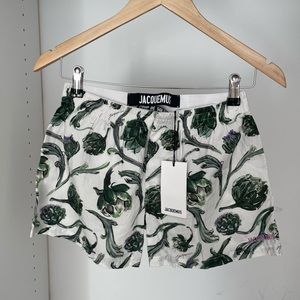 🥬 Jacquemus artichoke print shorts 🥬